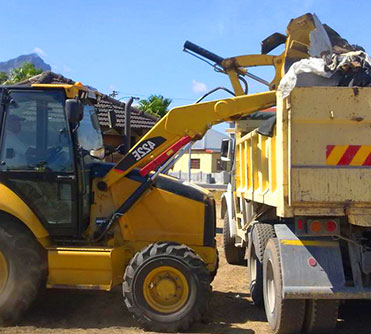 Trasporto dei calcinacci